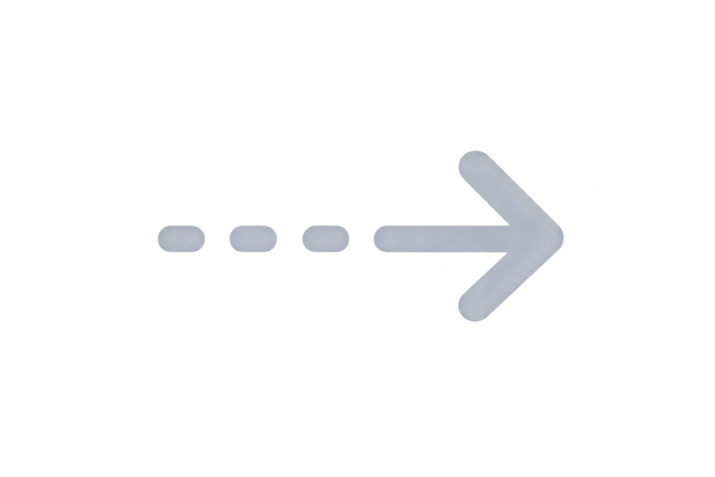 Arrow indicating the next step in the learning process